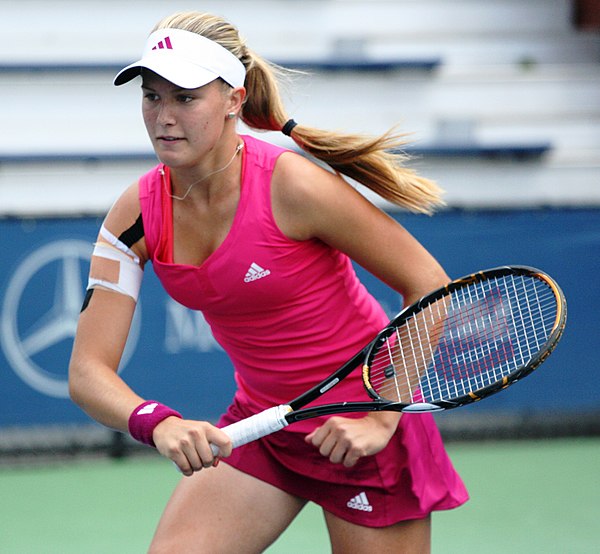 Bouchard at the 2010 Junior US Open