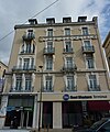 Facade de l'hôtel Terminus, style Art Nouveau, Grenoble.