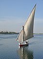 エジプトのナイル川でも、現在も実用目的でのセイルボートの利用が盛んである。