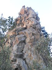 Fischer's Tower, named after Gustav Fischer, a German explorer who reached the gorge in 1882. Fischerstower.JPG