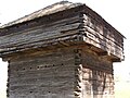 Part of the internment camp the Cherokee were forced into