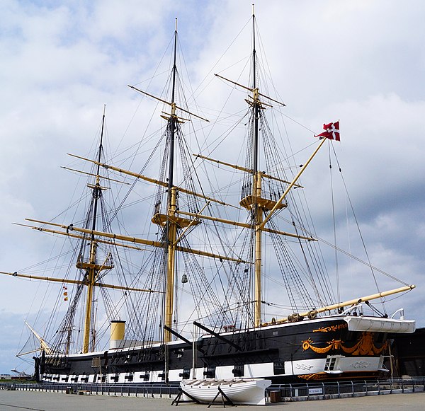 Jylland, preserved as a museum ship