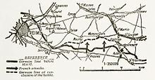 French territorial gains in Champagne, April-May 1917 French territorial gains in Champagne, Nivelle Offensive, April-May 1917.jpg