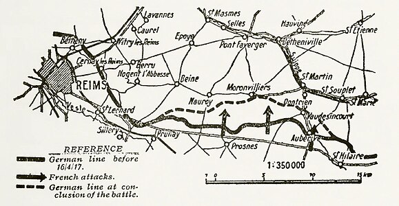Le village sur une carte publiée en 1917.