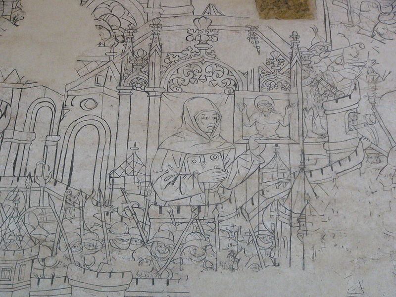 File:Fresco siege of Belgrade 1456 in Olomouc detail.jpg