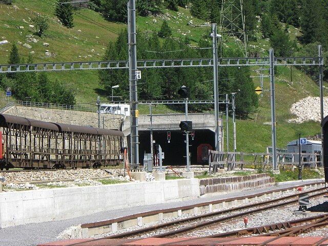 Oberwald bypass tunnel (1366 m a.s.l.)