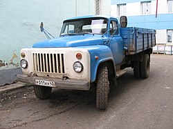 Ein GAZ-53 (Pritschenwagen) in Kirow, 2008