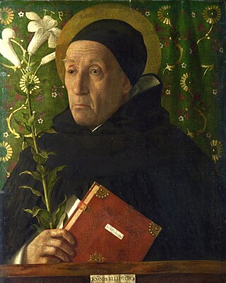 <i>Portrait of Fra Teodoro of Urbino as Saint Dominic</i> 1515 painting by Giovanni Bellini