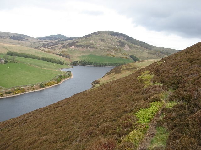 The Glencorse Reservoir in the Pentland Hills