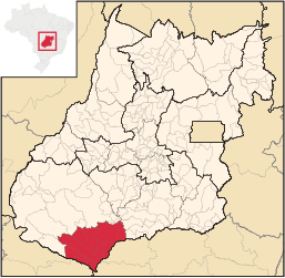 Quirinópolis - Carte