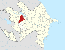 Goranboy District in Azerbaijan 2021.svg