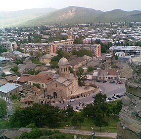 Gori cathedral (view from the Gori Fortress) (B).jpg