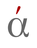 Miniatyrbilete for Diakritisk teikn