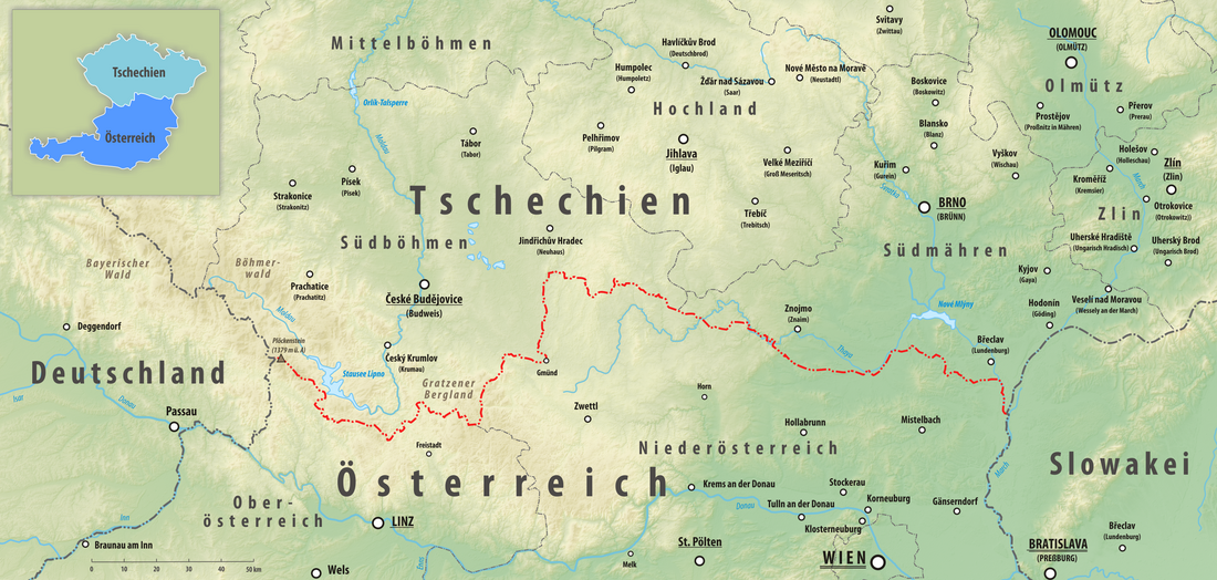 Confine tra l'Austria e la Repubblica Ceca