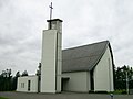 Grymyr church (front), Gran, Norway.jpg