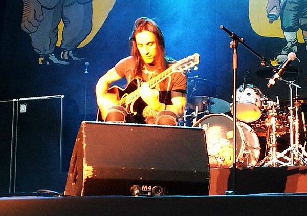 Bettencourt performing in 2015