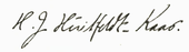 H. J. Huitfeldt-Kaas signature.png