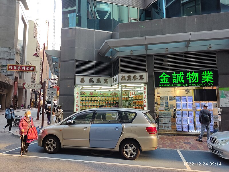 File:HK SW 上環 Sheung Wan 文咸街 Bonham Strand shop 金城物業 Kamson Property agent December 2022 Px3 01.jpg