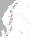 ハピラインふくい路線図