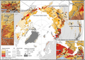 "Hjort_2018_permafrost_infrastructure.png" by User:InformationToKnowledge