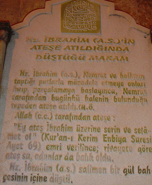 File:Hz.Ibrahim'in atese atildiginda dustugu makam.JPG