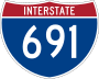 Interstate 691 marker