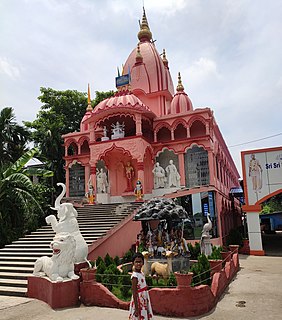 Mecheda Town in West Bengal, India