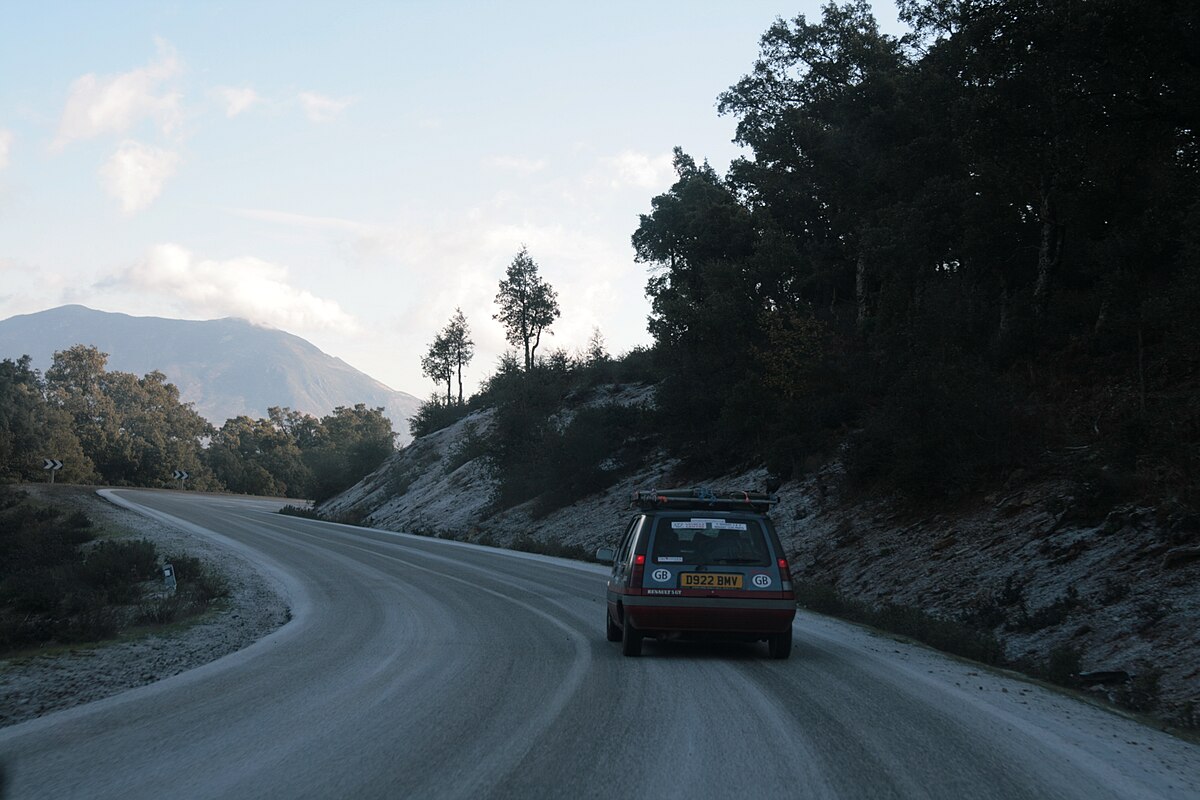 Icy road. Чамбарак. Село Чамбарак. Чамбарак Красносельск.