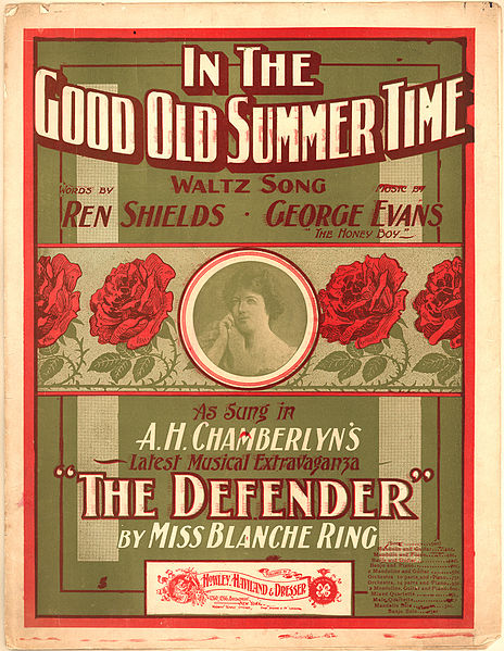 In The Good Old Summer Time - Cover - Blanche Ring