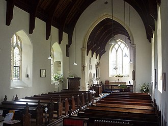 The nave and chancel Inside Brandeston church - geograph.org.uk - 1424554.jpg