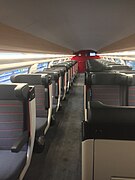 Interieur de la 1ere classe TGV Duplex Oceane rame 3UFC en gare de Bordeaux.jpg