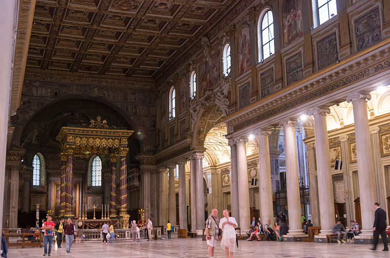File:Interior of Santa Maria Maggiore (Rome) 06.jpg