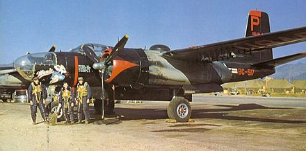 B-26B-61-DL, AF Ser. No. 44-34517 "Monie" of the 37th BS, 17th BG flown by 1st Lt Robert Mikesh, Pusan AB, Korea 1952