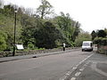 Island Minibus Service HX52 KZD, a Ford Transit, in Bonchurch Village Road, Bonchurch, Isle of Wight on route 31, having just served Ventnor Esplanade.