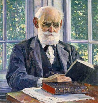 <i>Portrait of Ivan Pavlov</i> (Nesterov, 1930) 1930 painting by Mikhail Nesterov