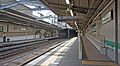 月台（小平隧道側）（2019年9月）