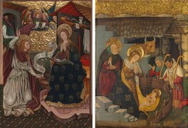 part of: The Annunciation and The Nativity 