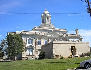 County courthouse in Louisville