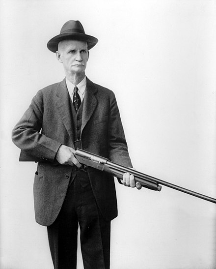 John M. Browning with his Auto-5