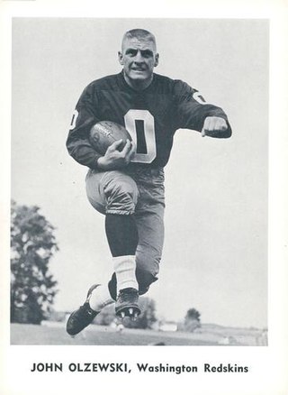 <span class="mw-page-title-main">Johnny Olszewski</span> American football player (1929–1996)