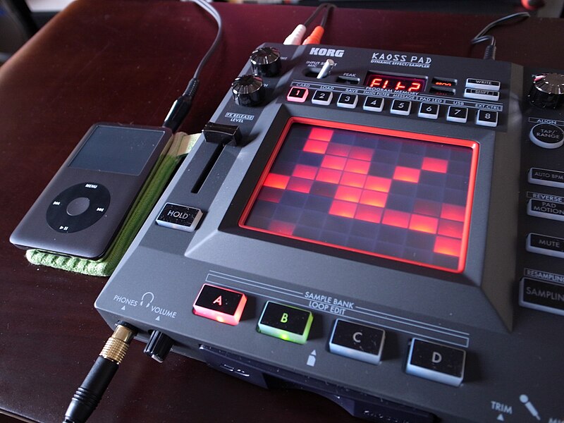 File:KORG Kaoss Pad 3 & iPod.jpg