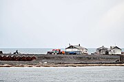 Kap Schelanija, Forschungsstation des Nationalparks „Russische Arktis“ (mit Eisbären)