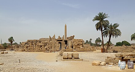 Karnak Temple, where the ritual procession of Amun's barque began.