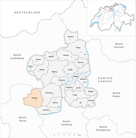 Locația orașului Thalheim