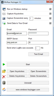 Software Keylogger