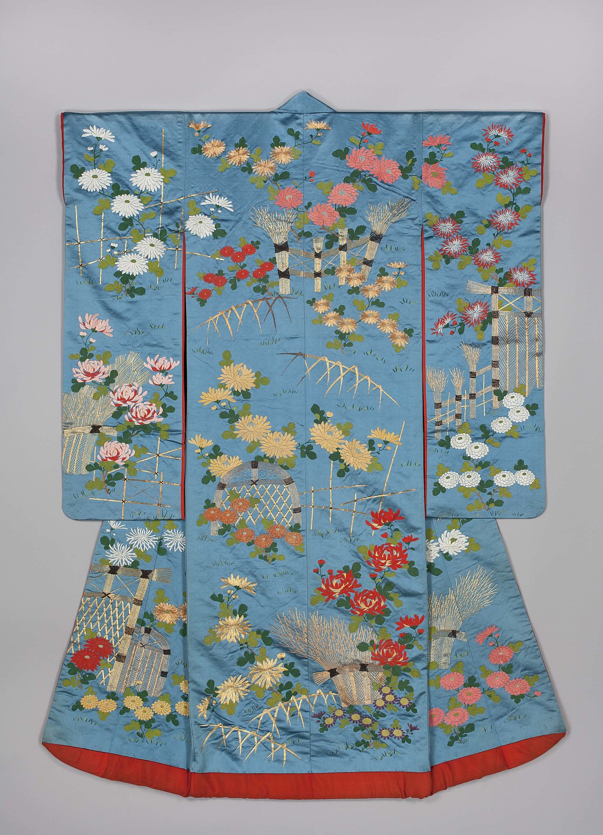 Outer kimono for a young woman (uchikake)， Japan， 1840-1870