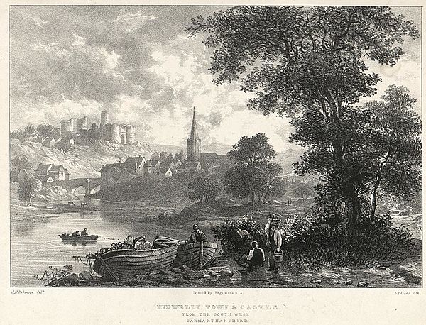 Town and castle, 1831