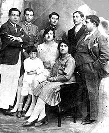 Inayatullah with family King Inayatullah Khan and family.jpg