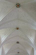 Interior and ribbed vault