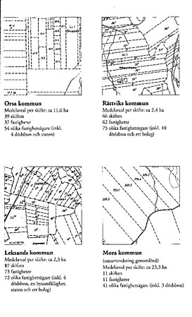 Restructure of land use in Dalarna